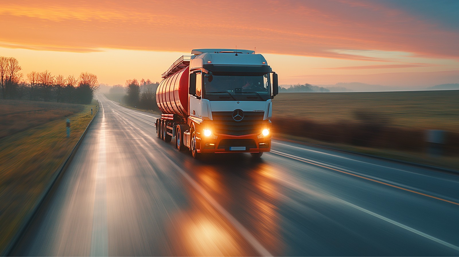 Image of a truck driver in the fuel distribution industry