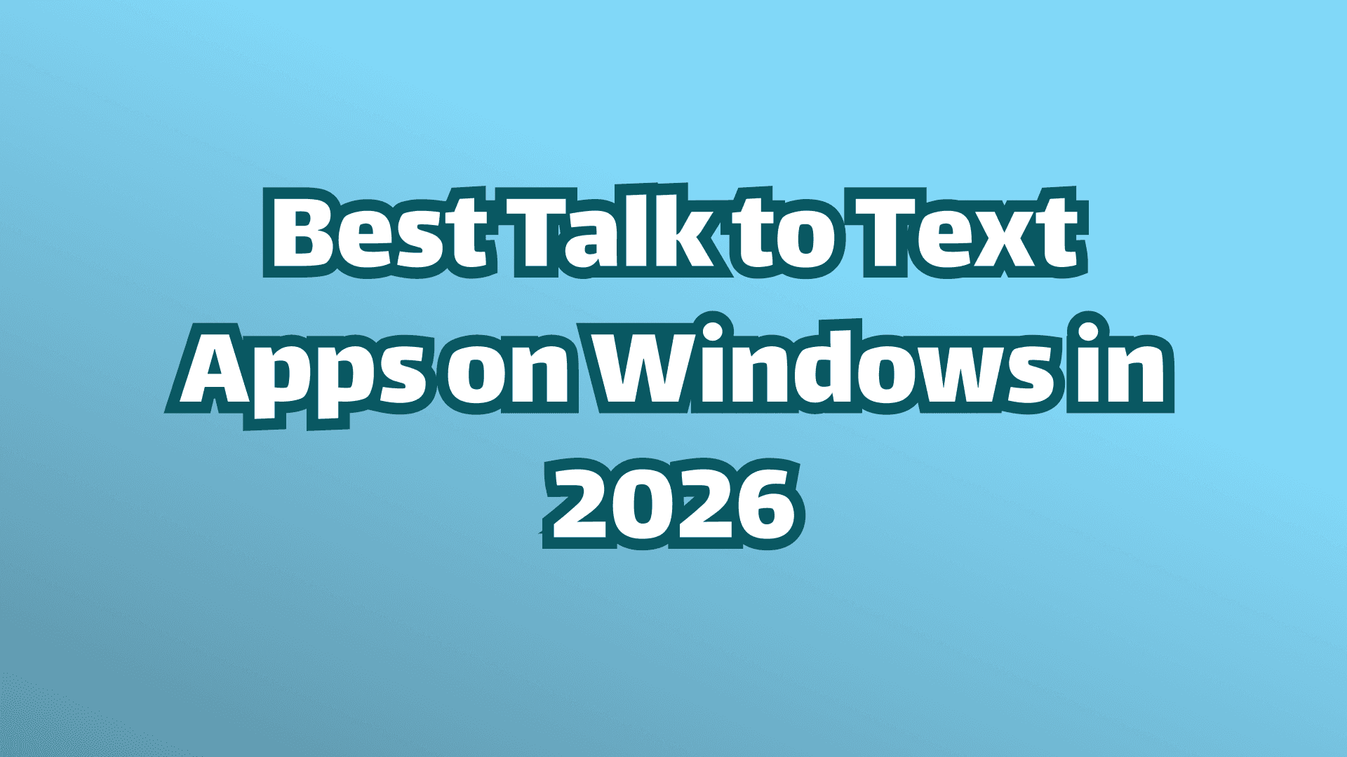 Beste Sprache-zu-Text-Apps für Windows in 2026: 6 Tools für effektive Spracherkennung
