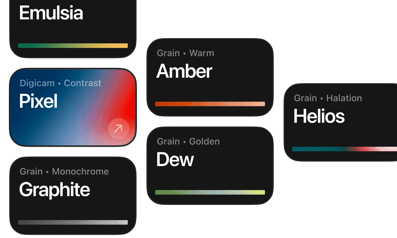 Film-like color profiles in Lampa iPhone camera app