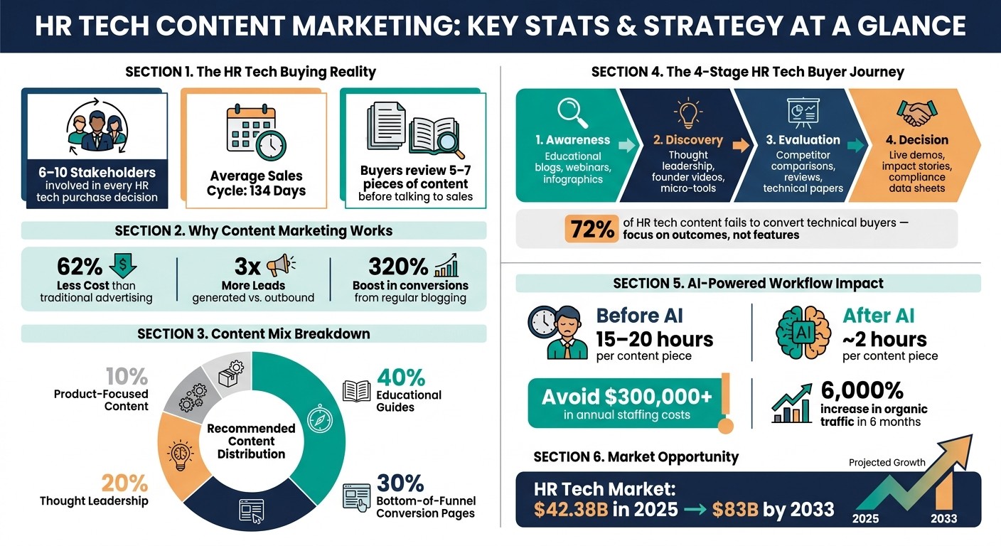 HR Tech Content Marketing: Key Stats & Strategy at a Glance