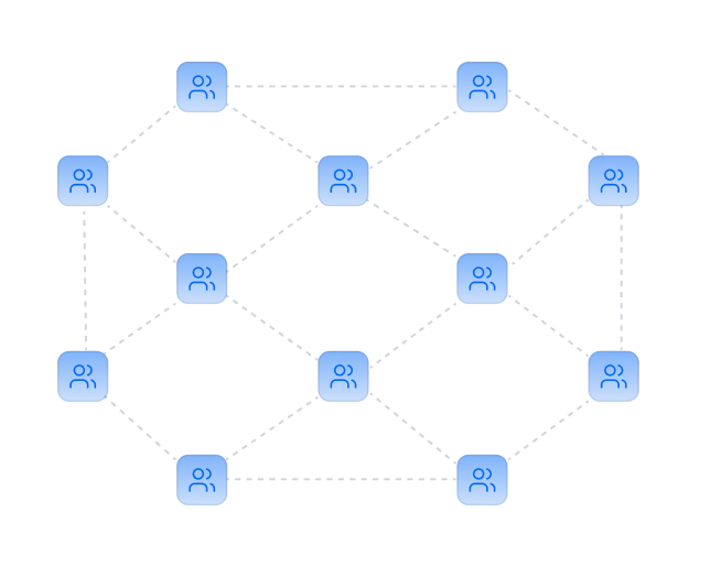 email warmup network illustration