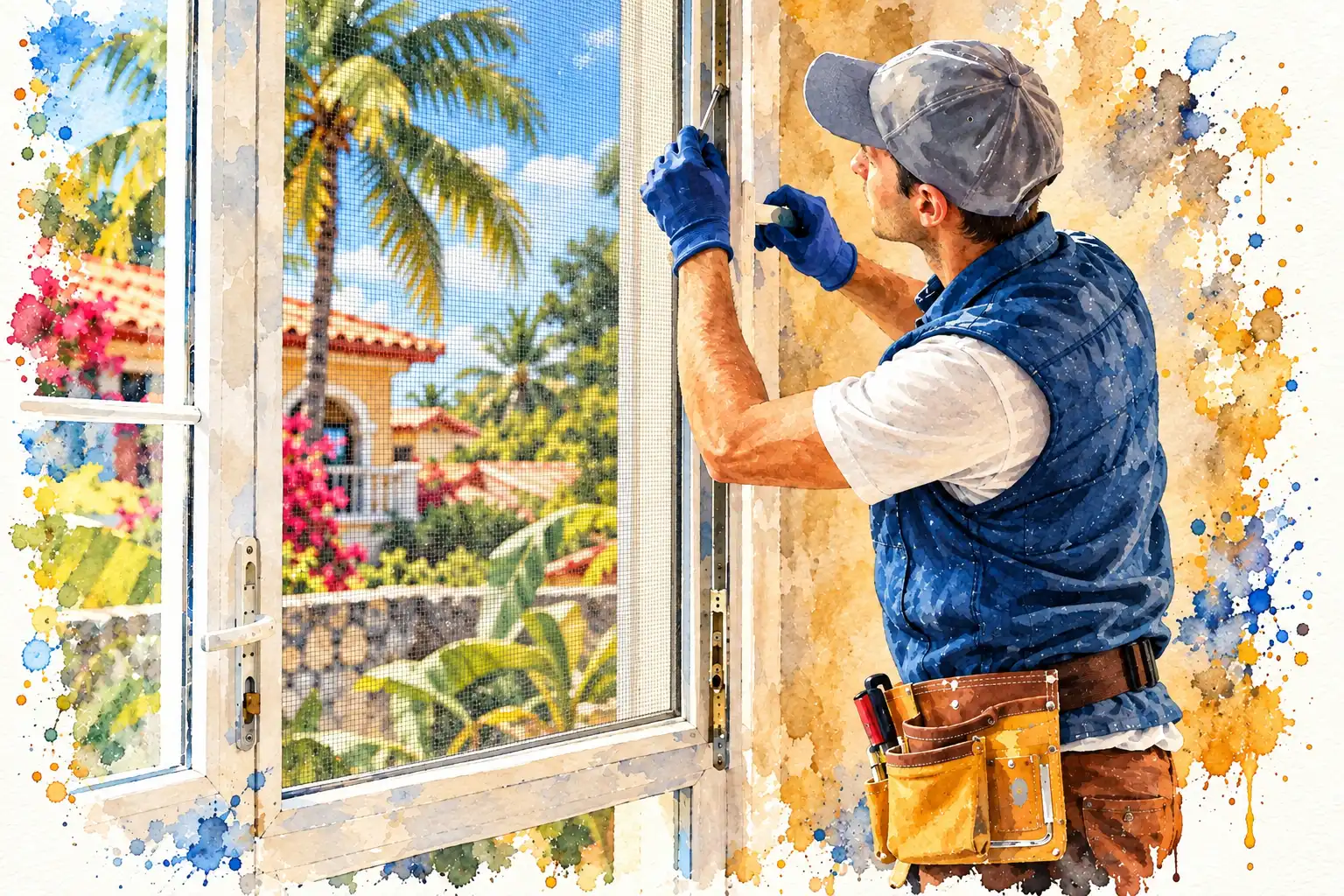 Purchase custom-made Mosquito Screens or Windows in the Dominican Republic.