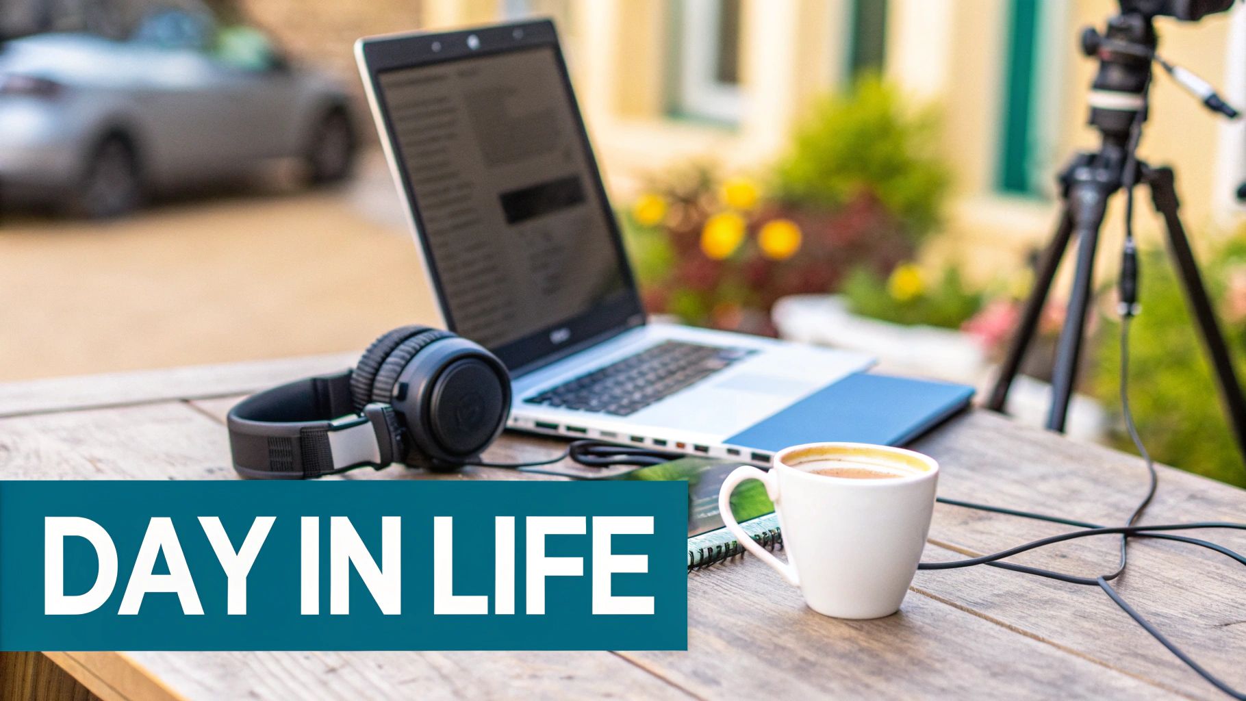 The 'Behind-the-Scenes/Day-in-the-Life' Post