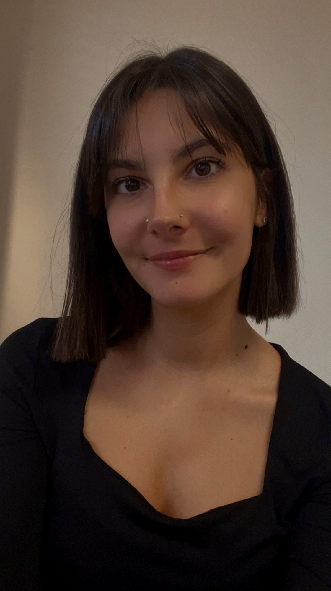 Portrait of portfolio creator – back view