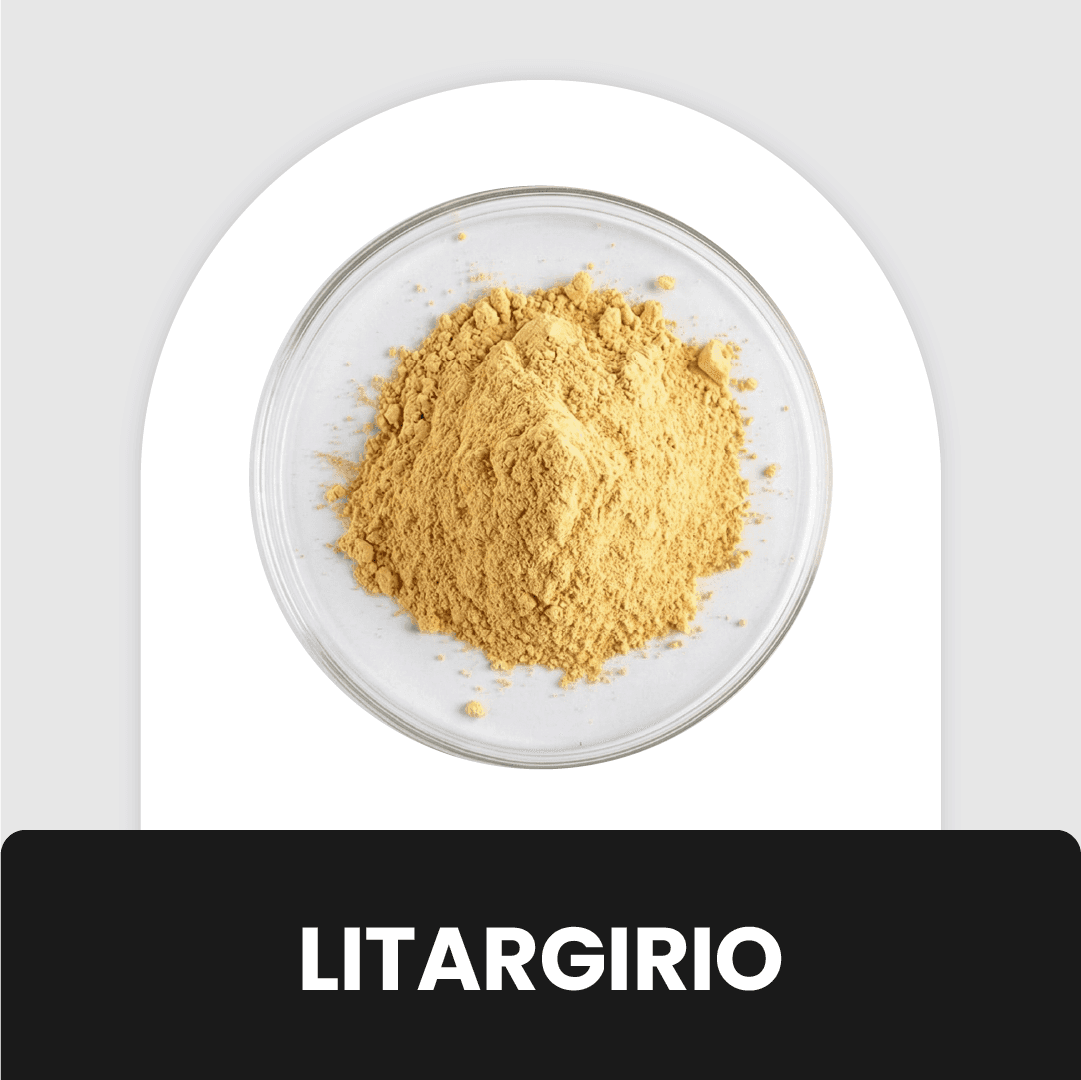 Platillo de muestra con Litargirio