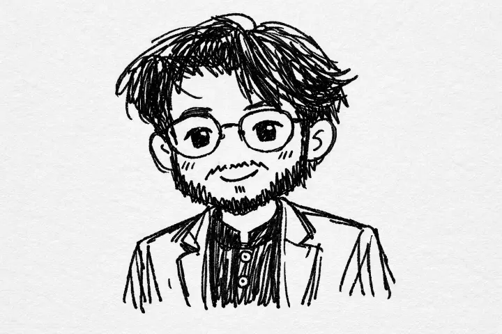 sketch image of myself