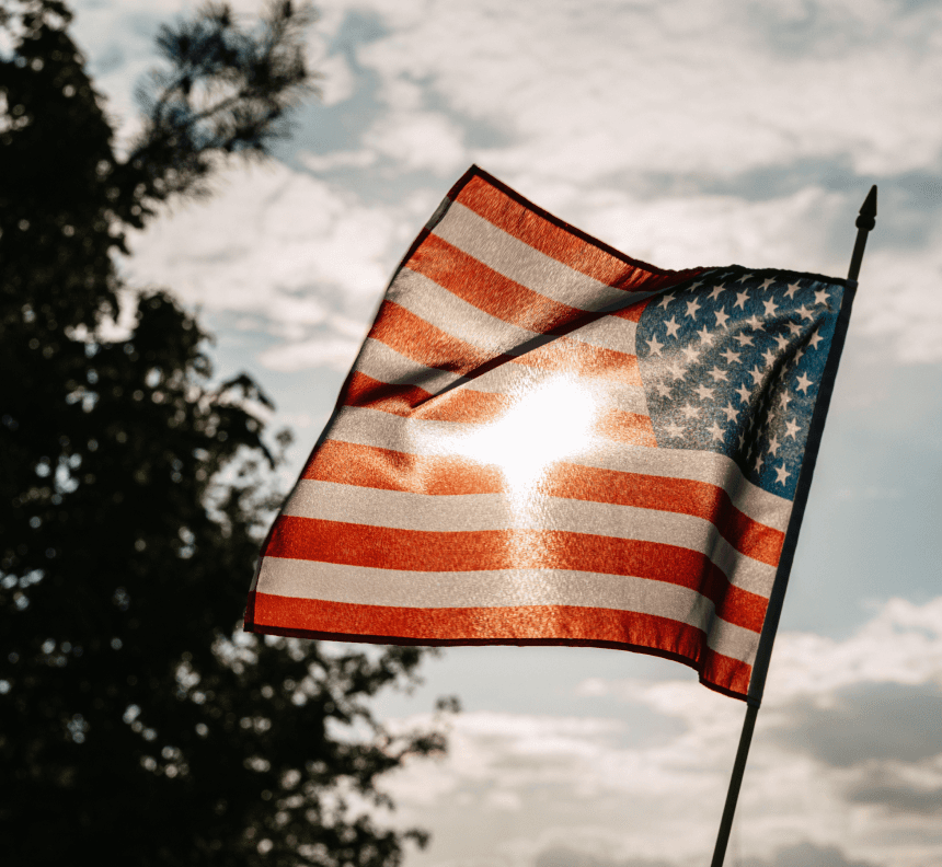 Large Flag Memorial Day
