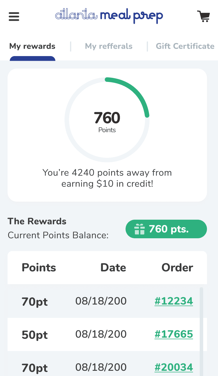 Loyalty program