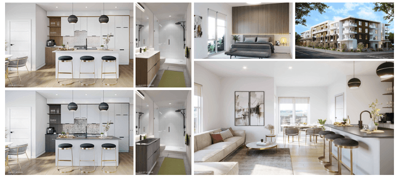 Presale branding and signage for a townhome development in Surrey