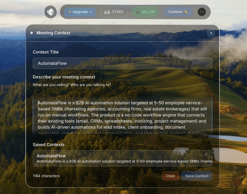 personalization tab overlay
