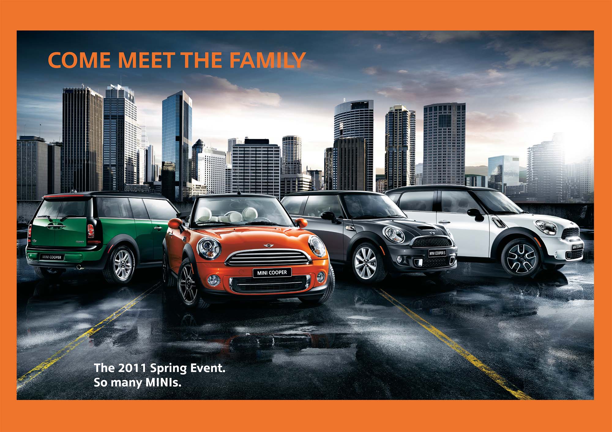 MINI Rocks the Rivals New Product Introduction Mail Piece