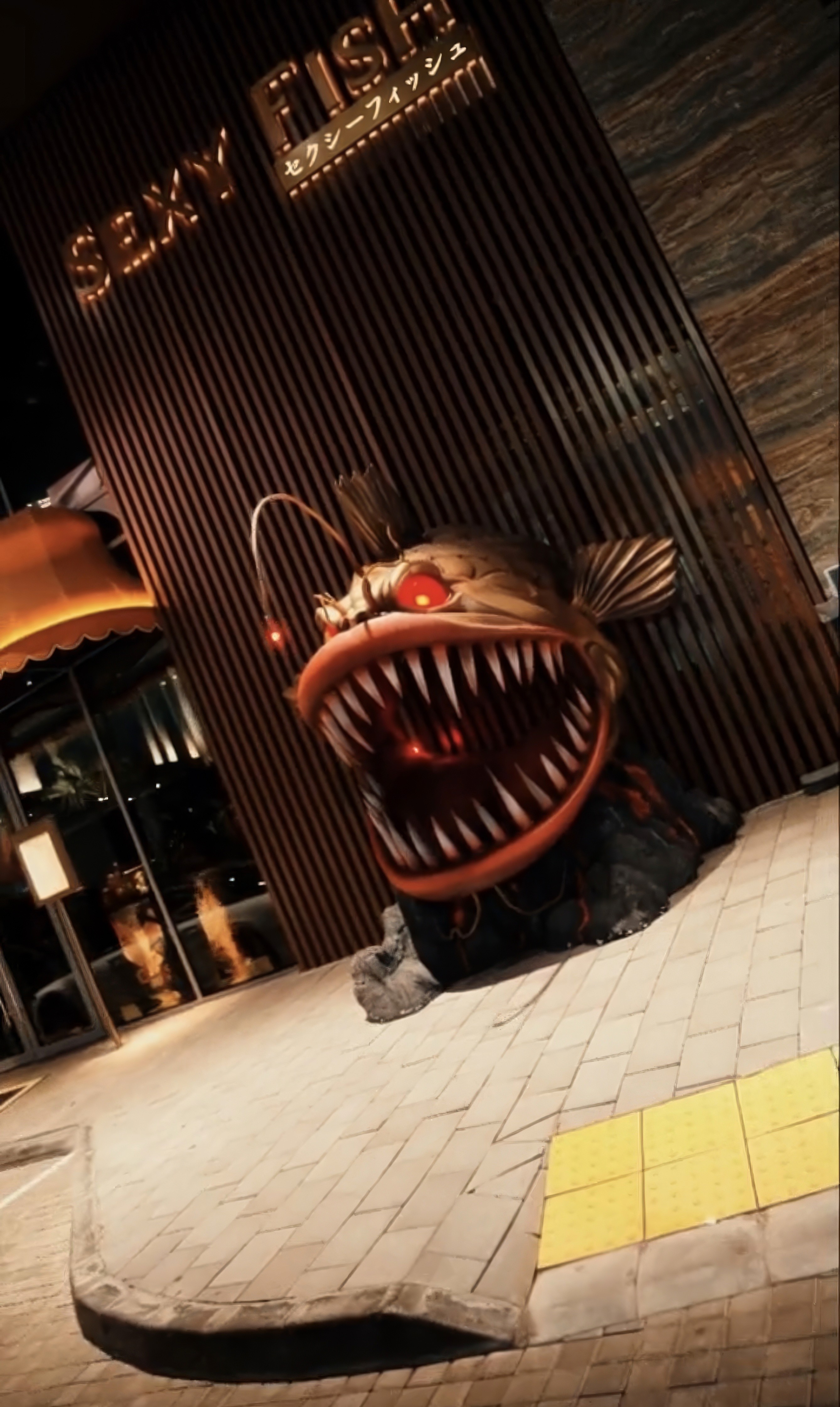 Couple embracing on street, bride's face obscured