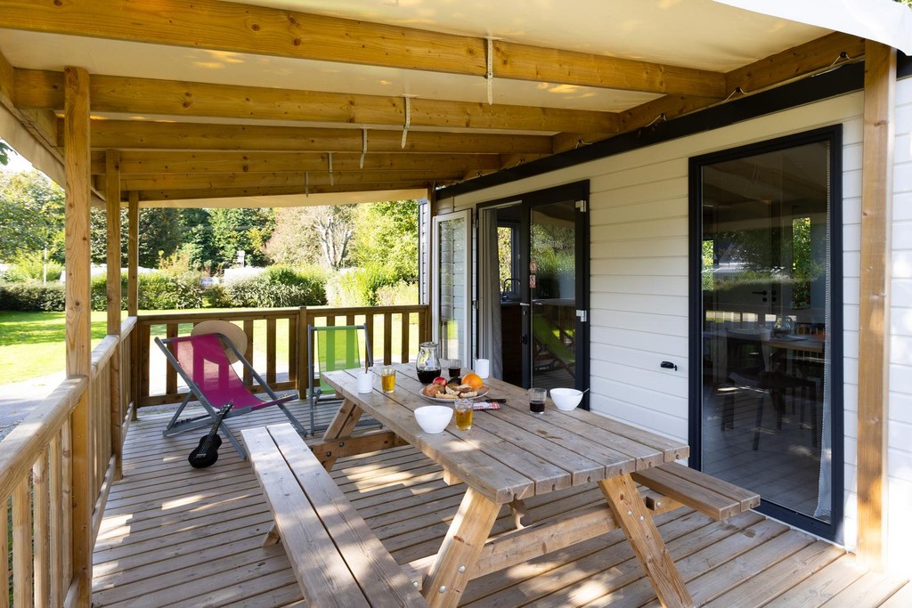 Interieur mobil-home confort 1 chambre 