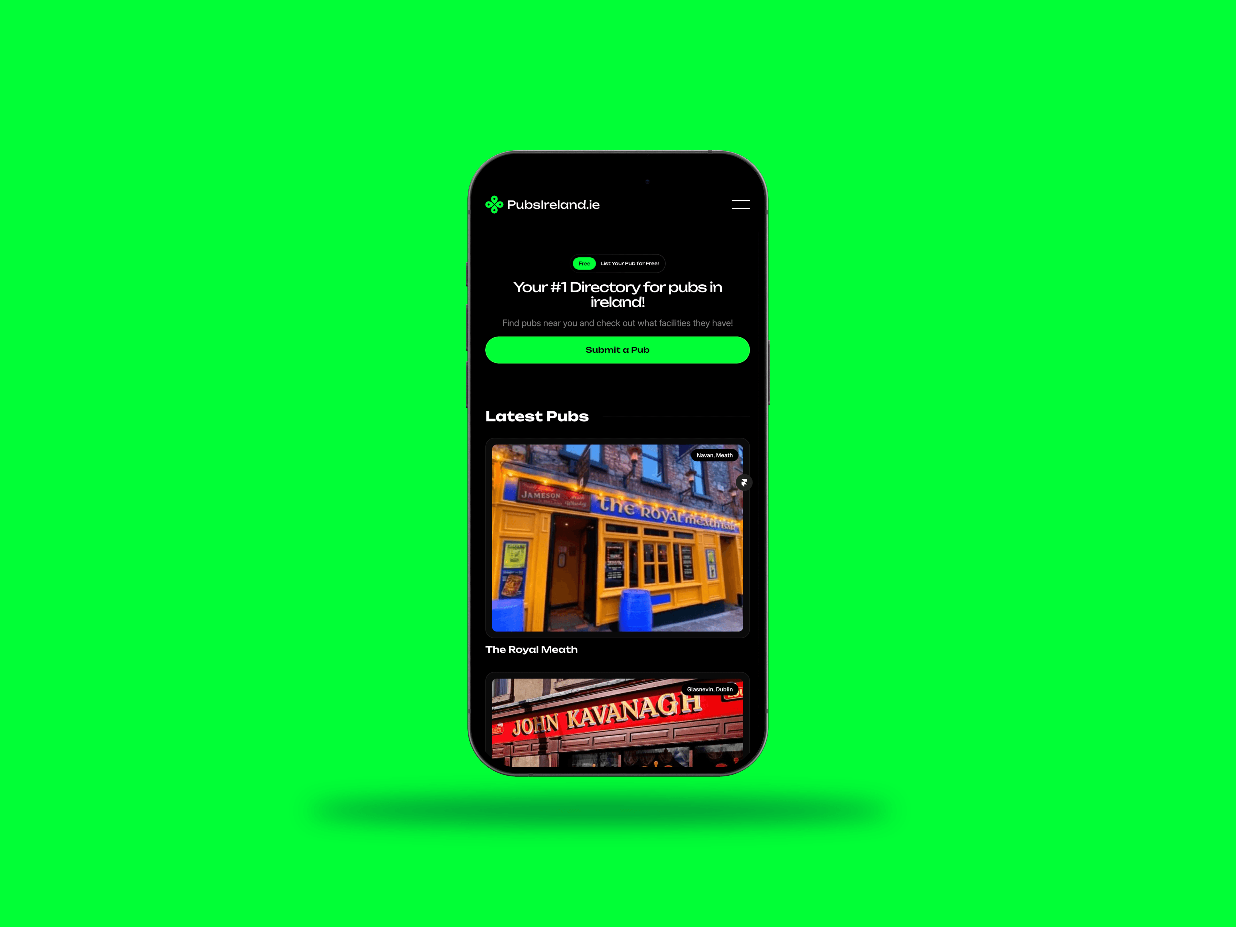pubs ireland website