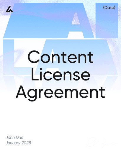 Content License Agreement
