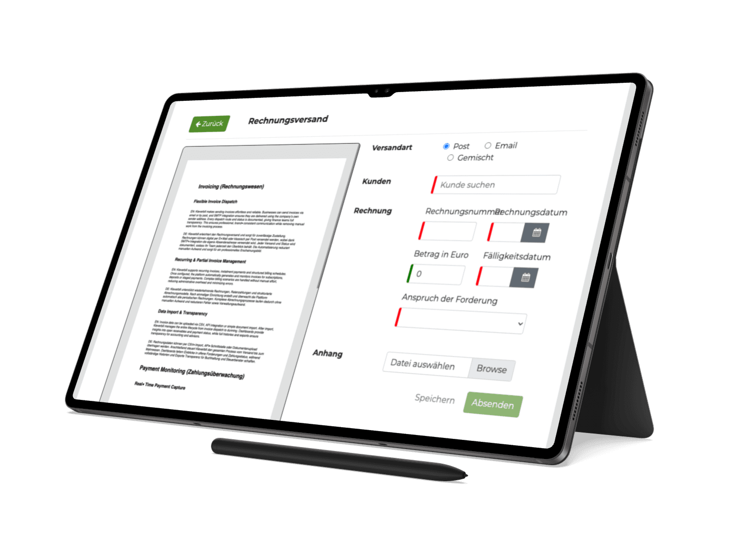 Rechnungsstellung unter Eigenmarke
