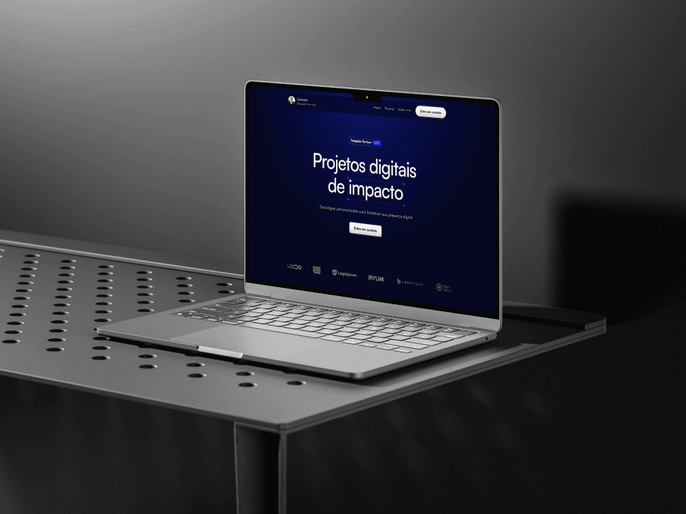 Template Portium para Framer