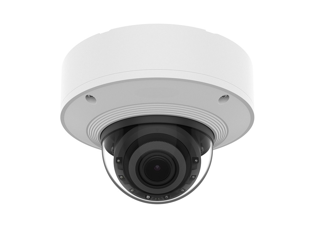 Product photo of a Hanwha dome surveillance camera