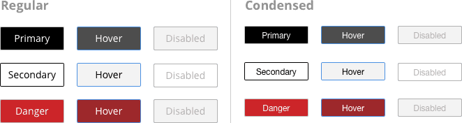 Example componenet: Buton variations