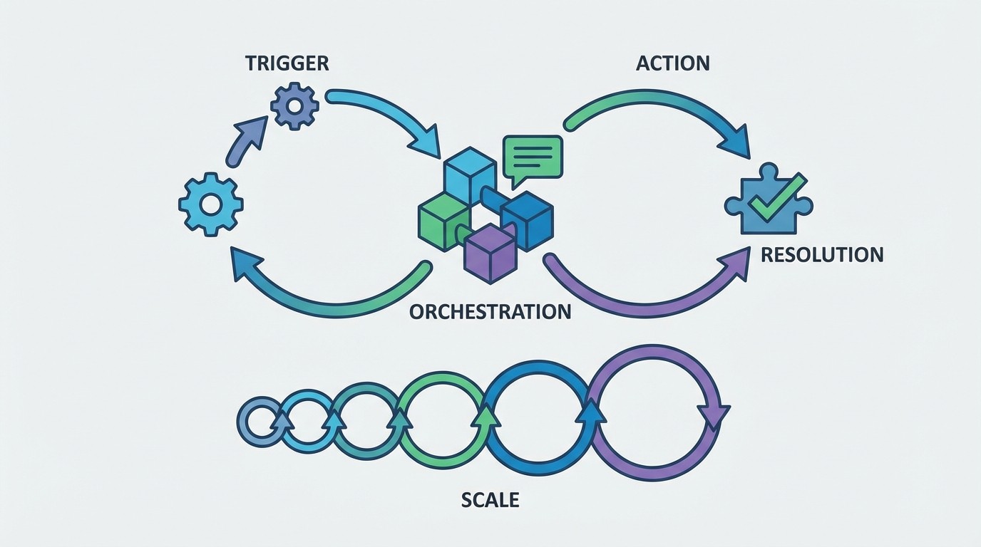 How RadMedia Delivers Closed-Loop Resolution at Scale concept illustration - RadMedia