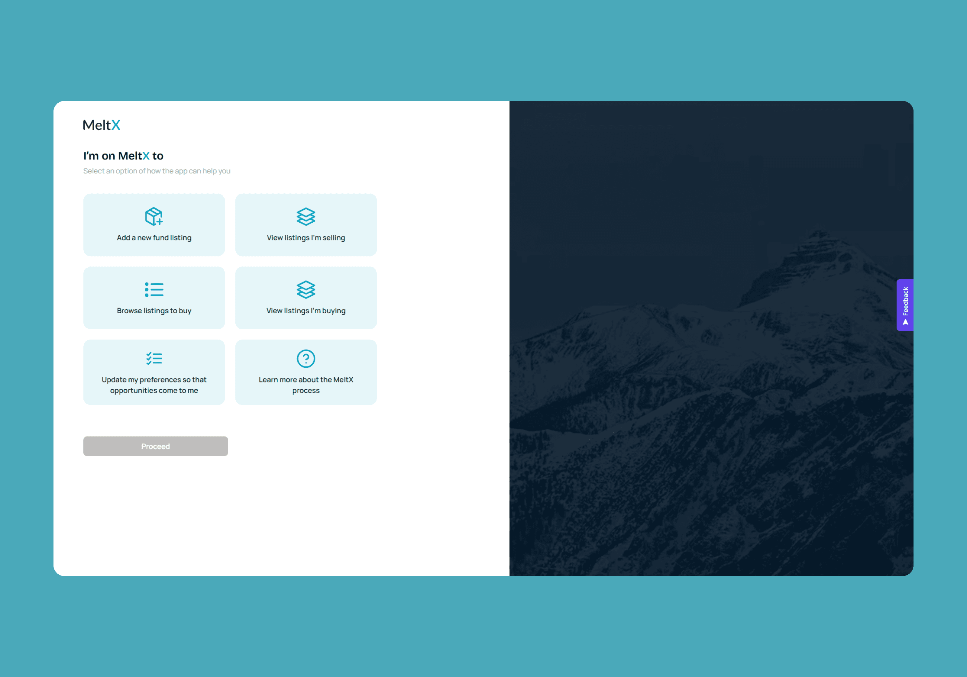 MeltX Onboarding