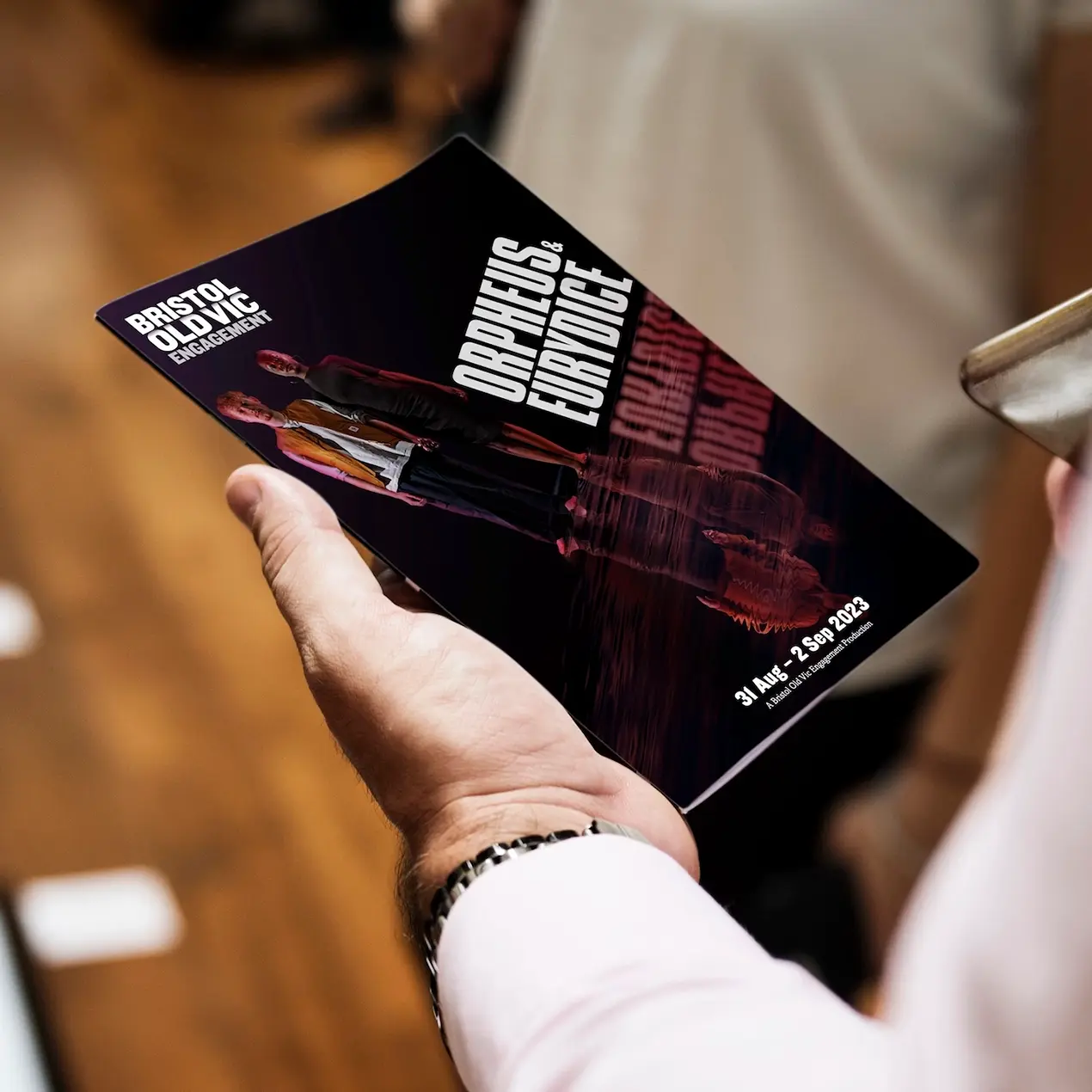 Bristol Old Vic Orpheus Edurydice printed pogramme