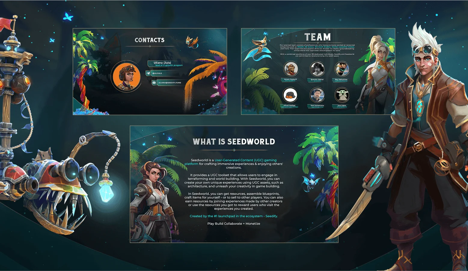 Rebirth studio Seedworld Pitch deck 2