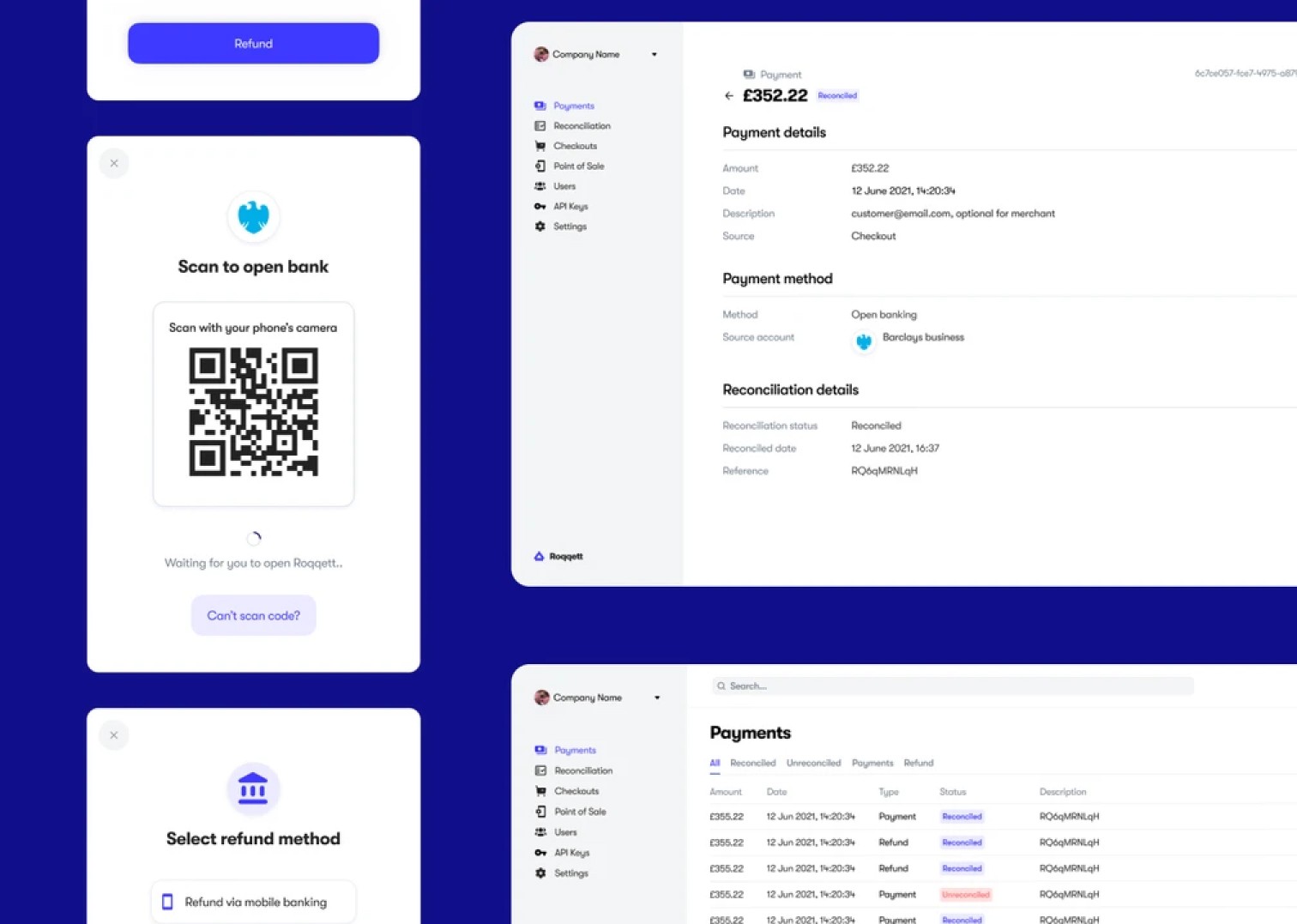 The redesigned merchant portal