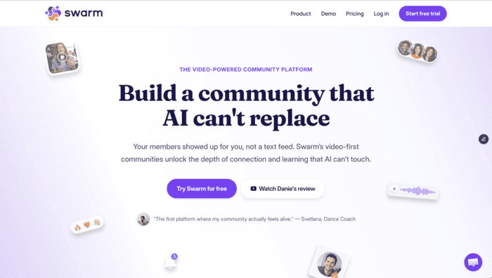 swarm homepage
