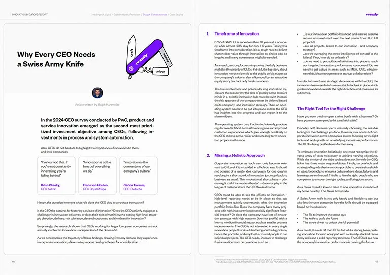 innovation report in europe report