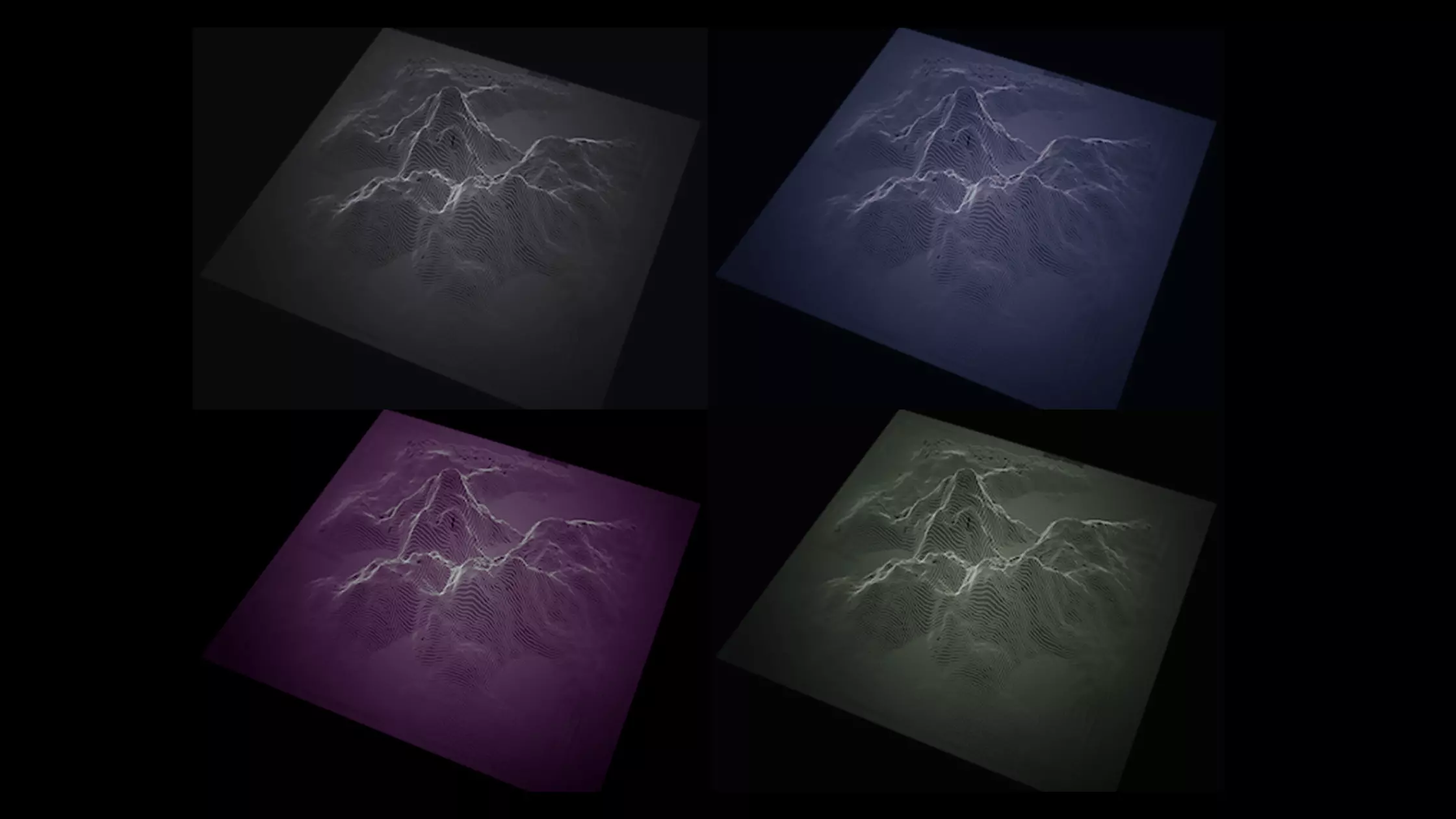 A man stands while two people sit at a table in an office setting, smiling and engaged in conversation. The mood is friendly and collaborative.