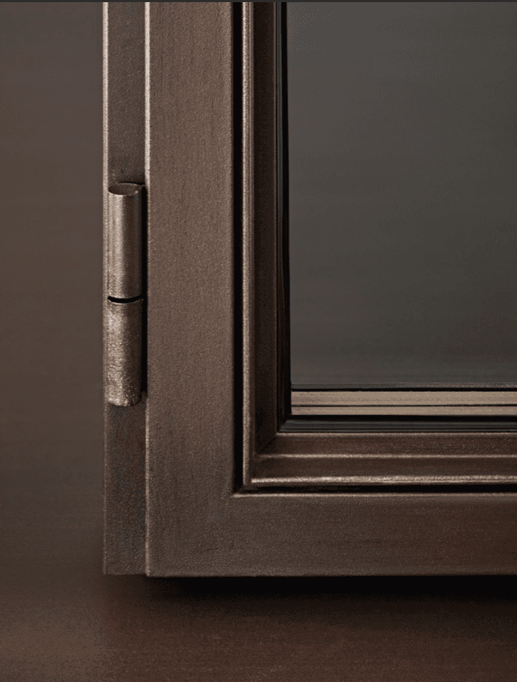 OS2 65 - corten steel premium metal door/window system by Secco Sistemi - MateriaVita