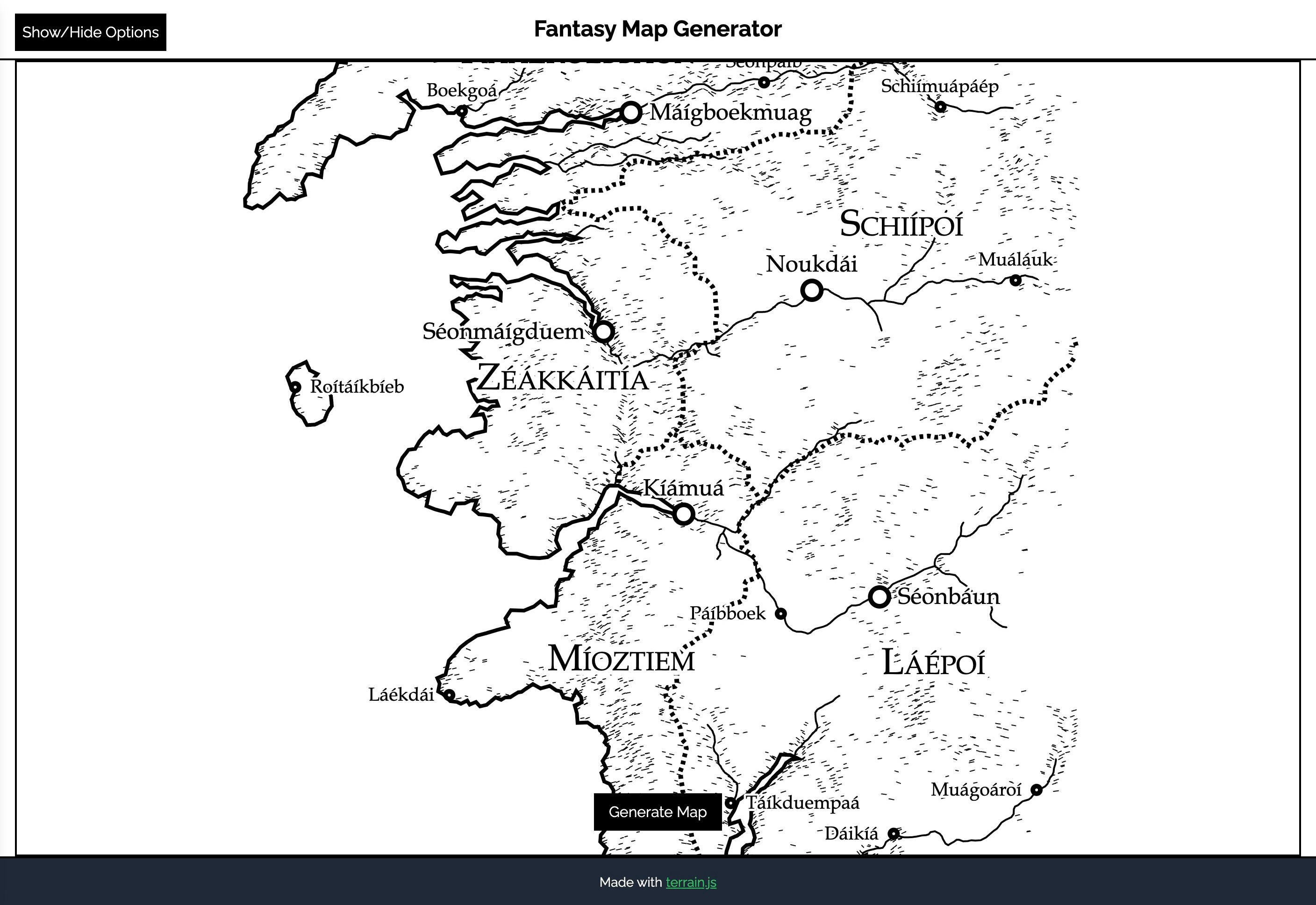 Fantasy Map Generator