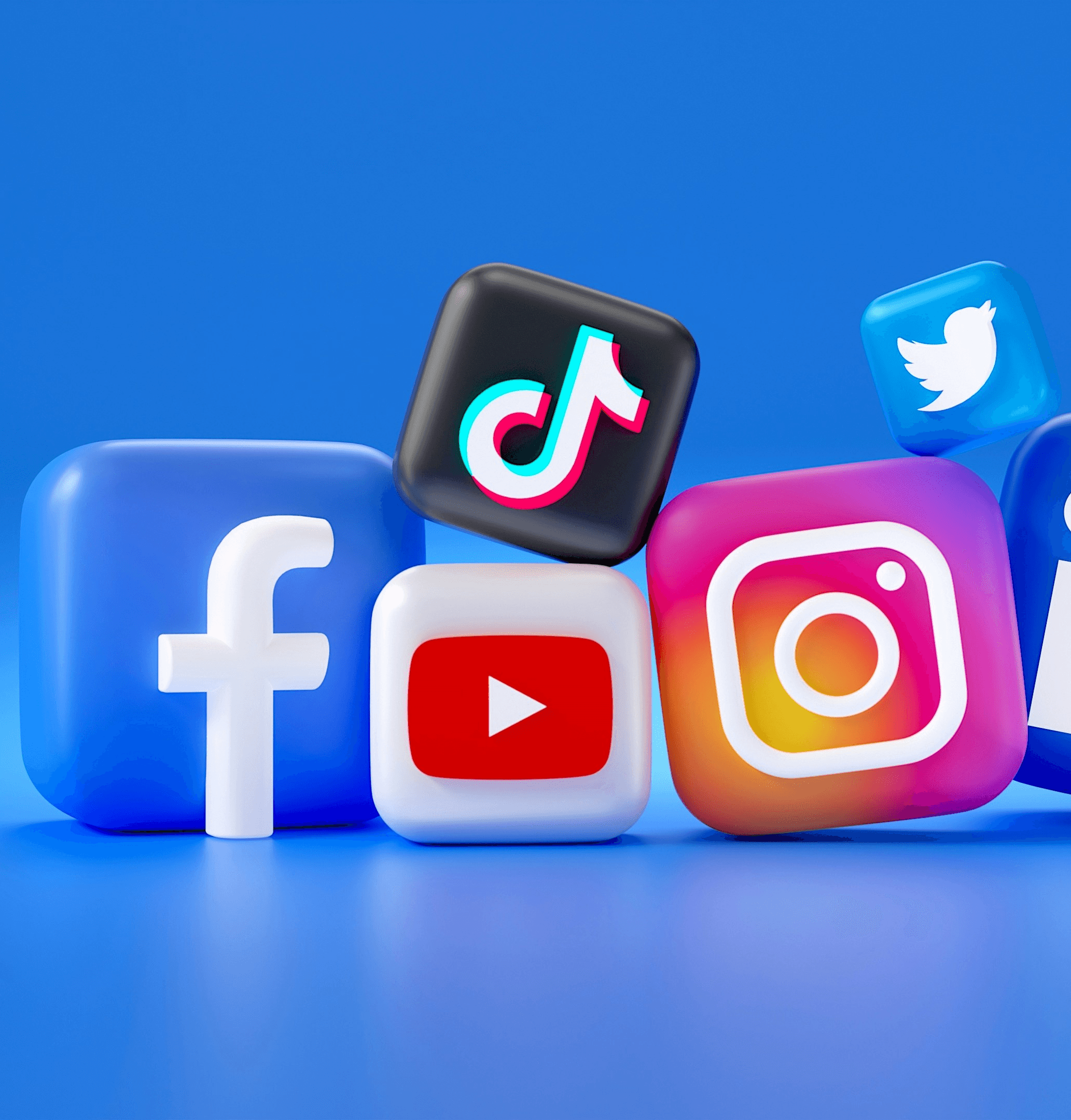 a group of different social media logos
