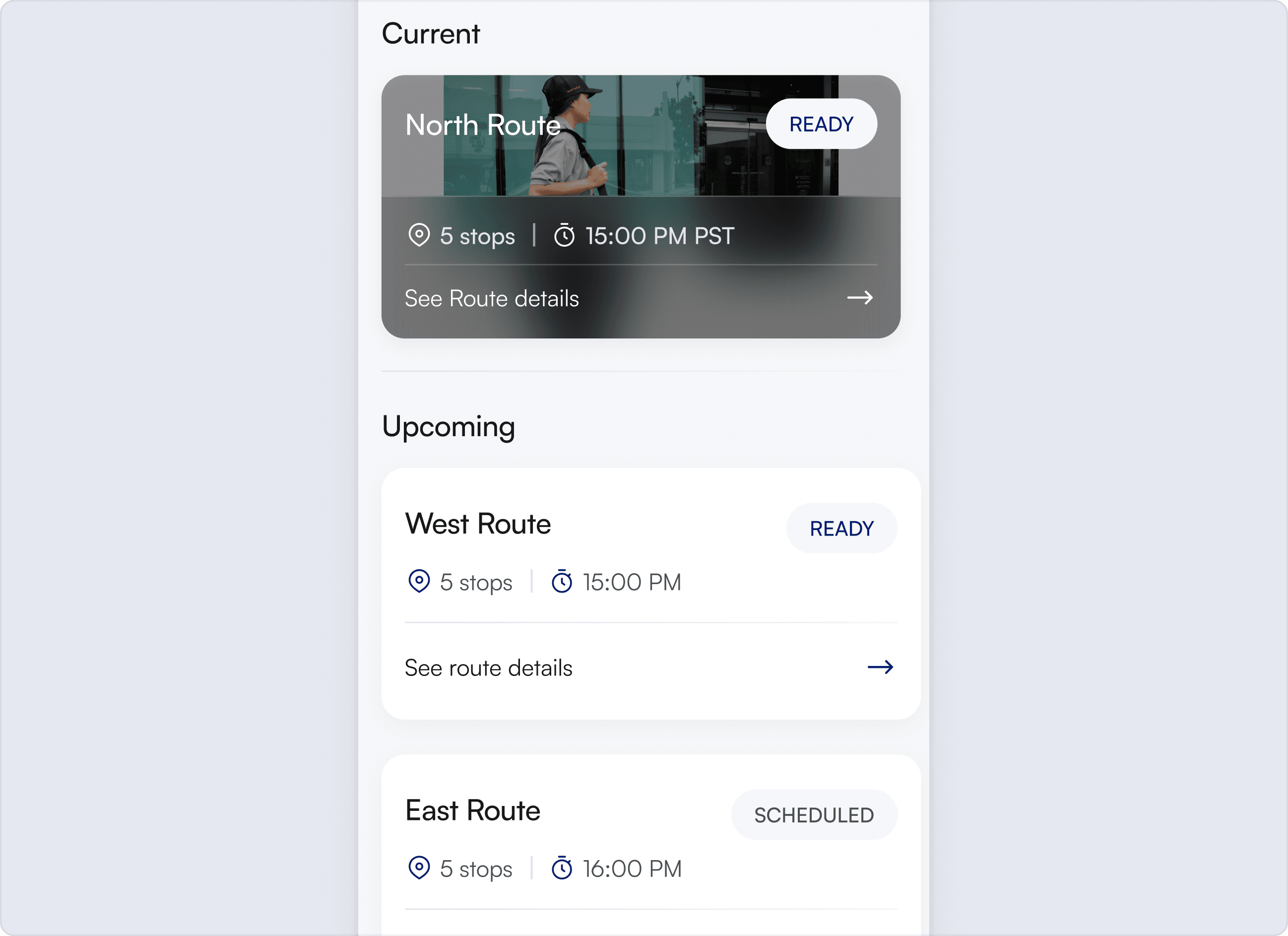 Profile screen