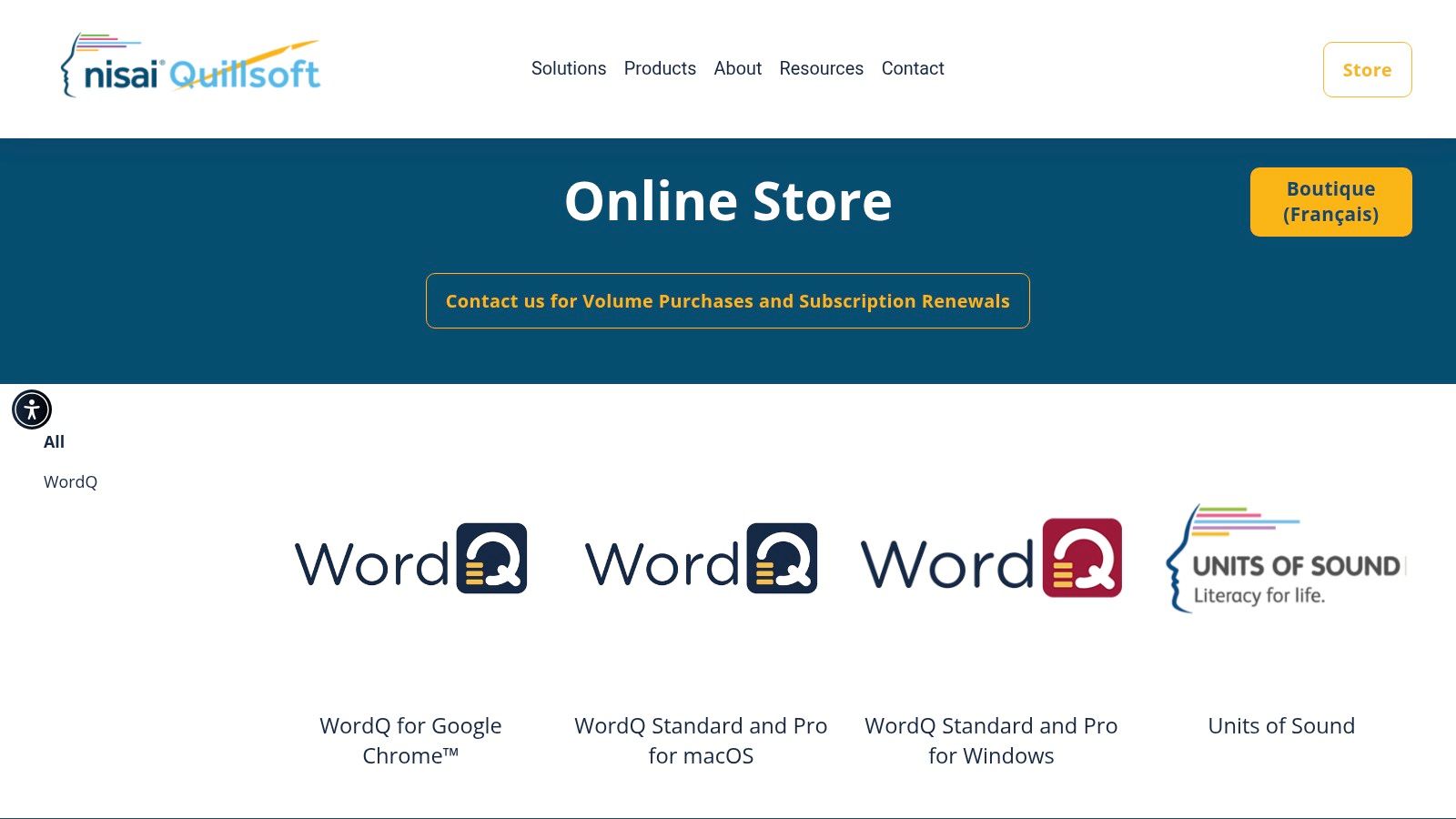 Quillsoft – WordQ and iWordQ