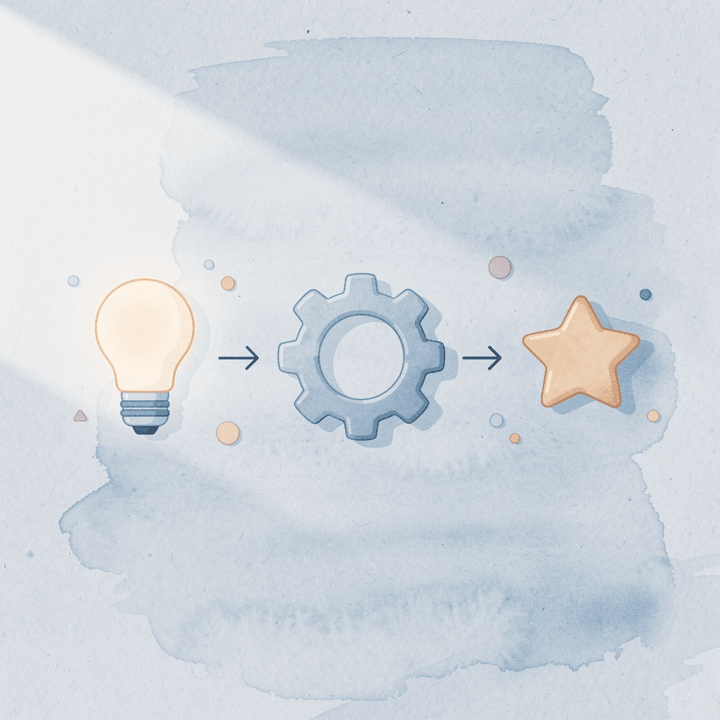 Three icons representing brand alignment, readability, and employee preference