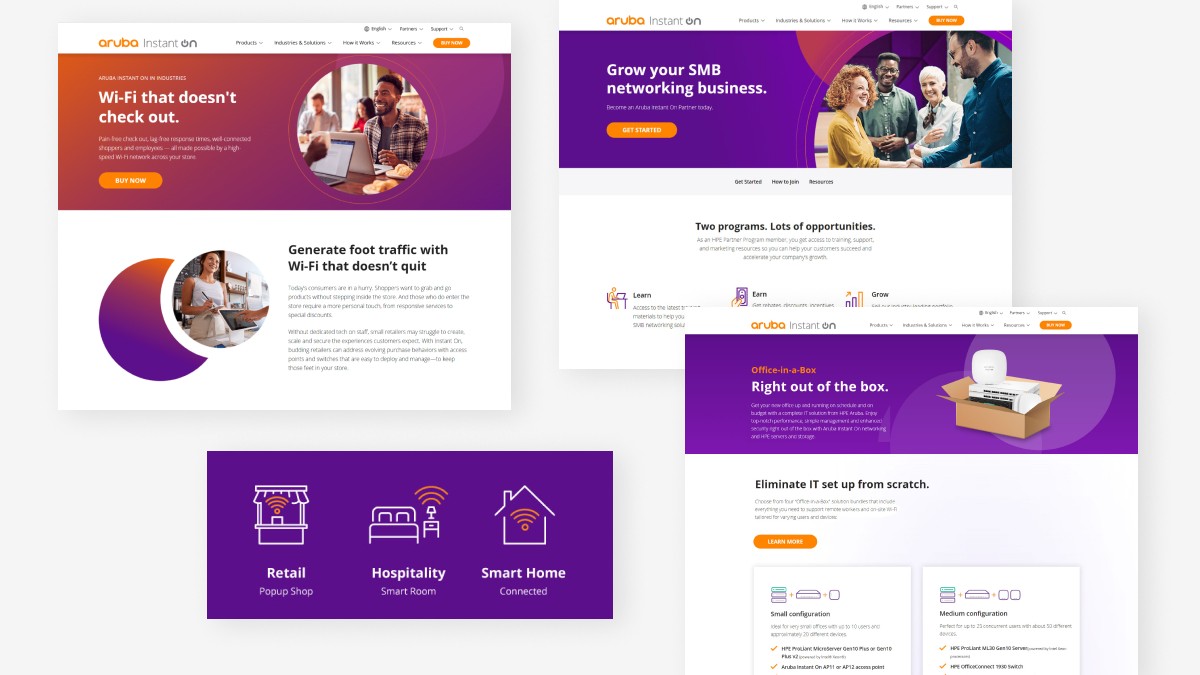 HPE Labs: Leading innovation to chart the future web page marquee screenshot