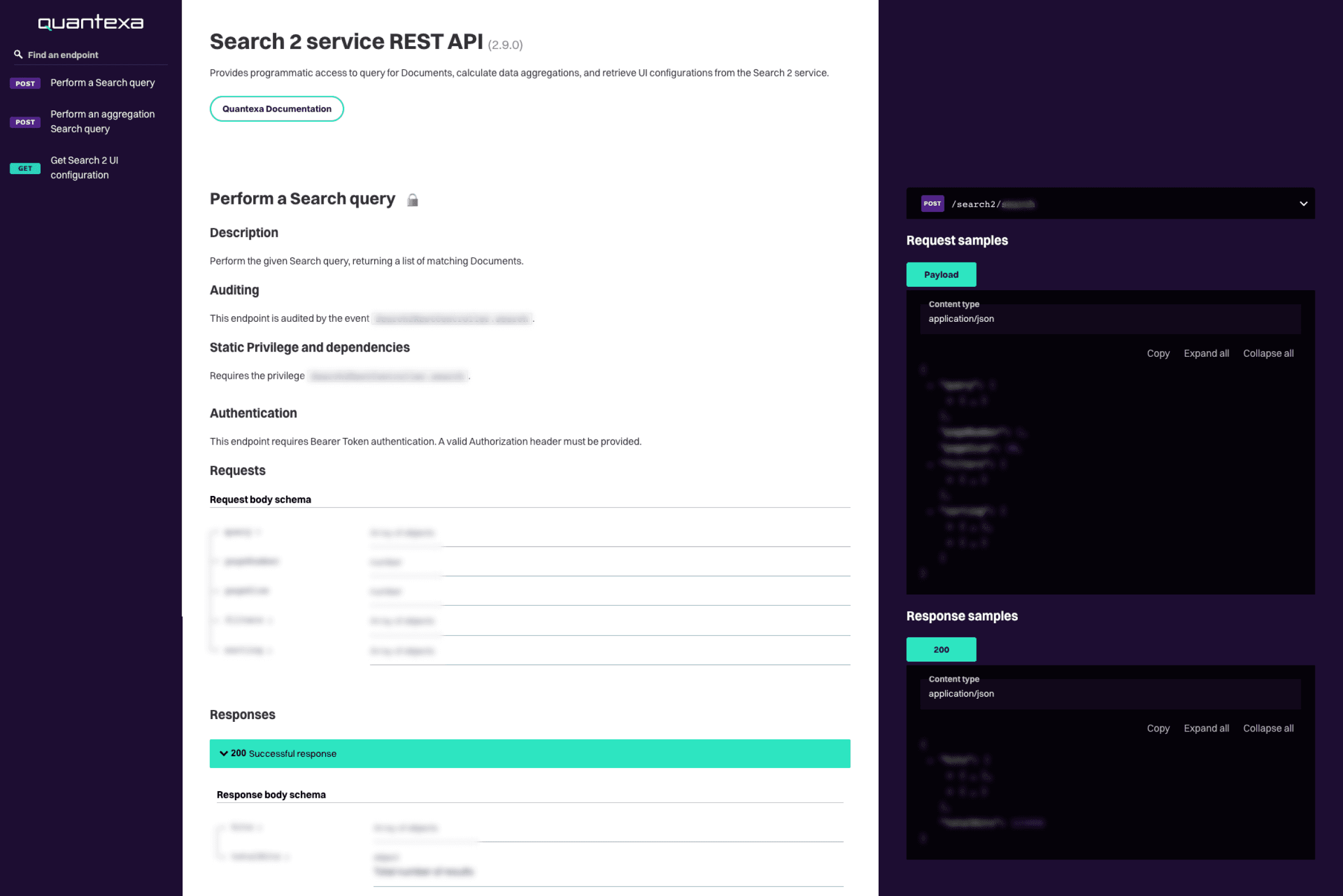 REST API doc after example