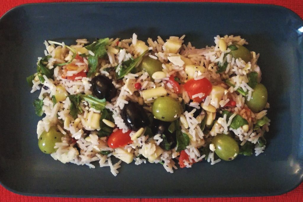 Insalata di riso di fine estate