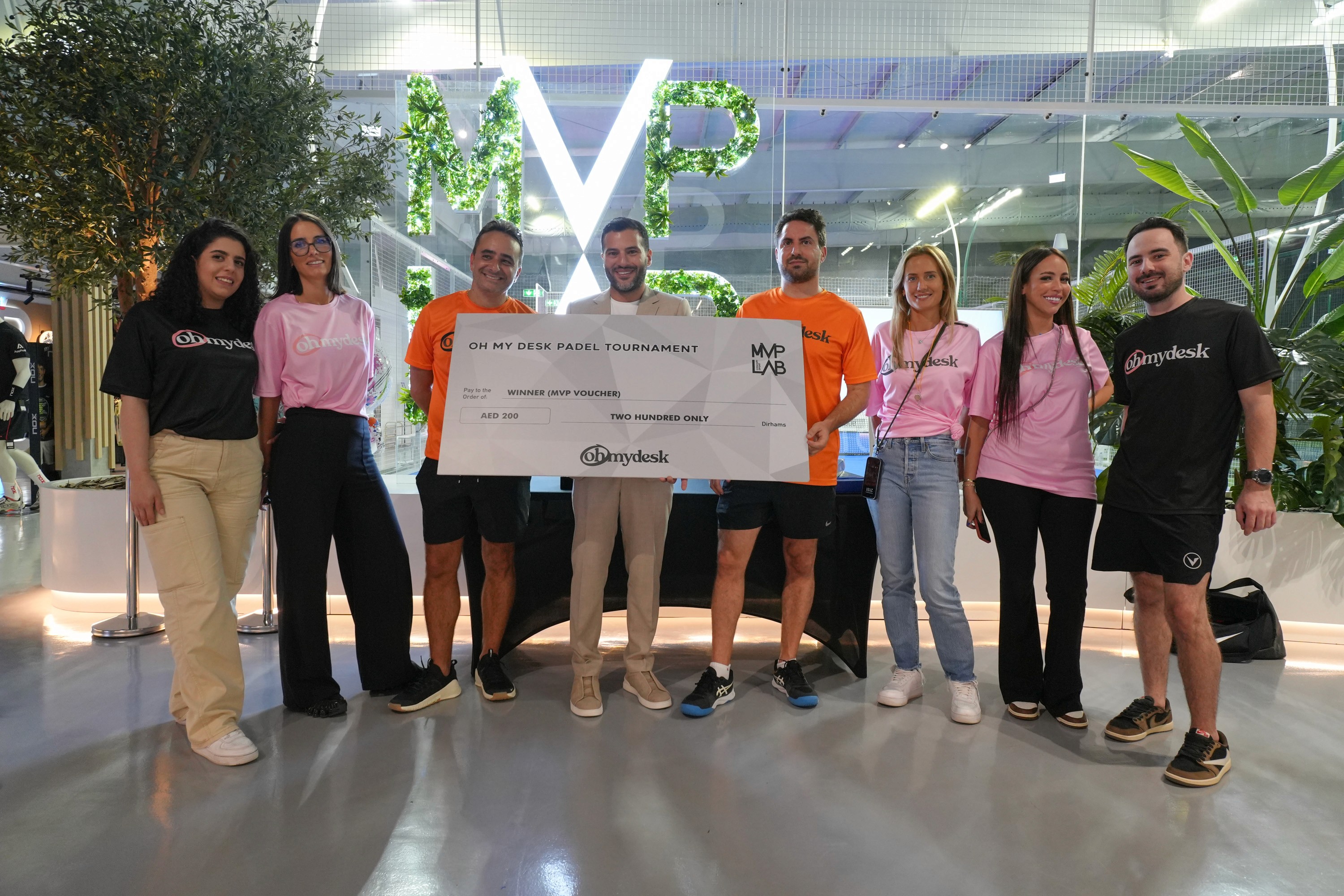 oh my desk business center paddle tournament