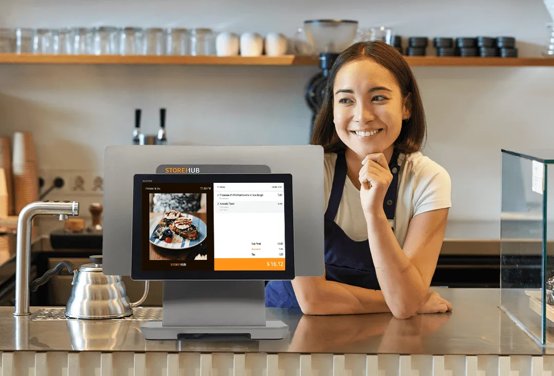 StoreHub cloud-based F&B POS system for cafes and restaurants in Southeast Asia, featuring integrated table management and real-time sales analytics.