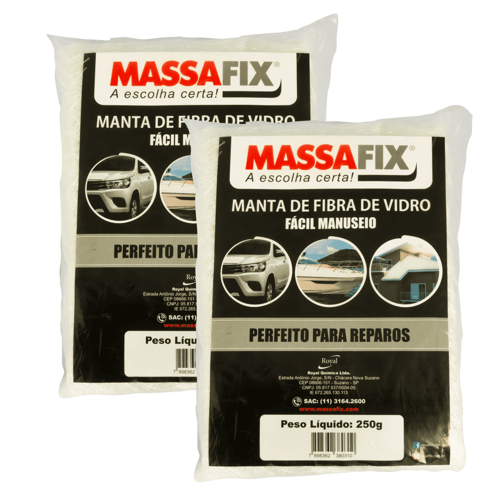 Manta de fibra de vidro massa fix