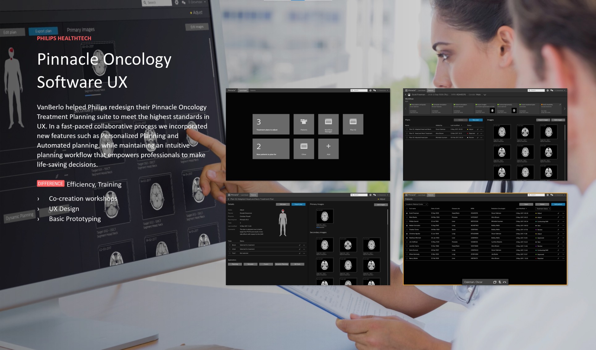 Image describing Design project for Oncology Imaging software for Philips Healthtech