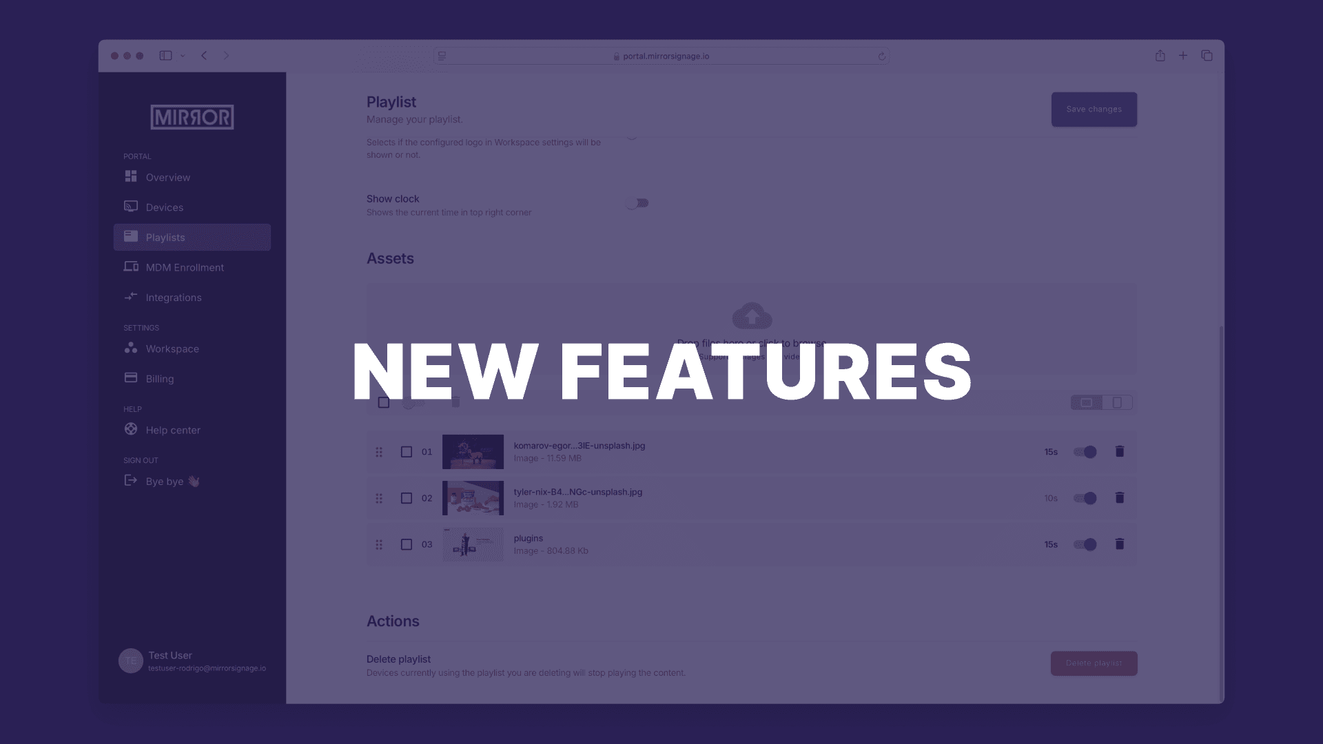 New feature title image