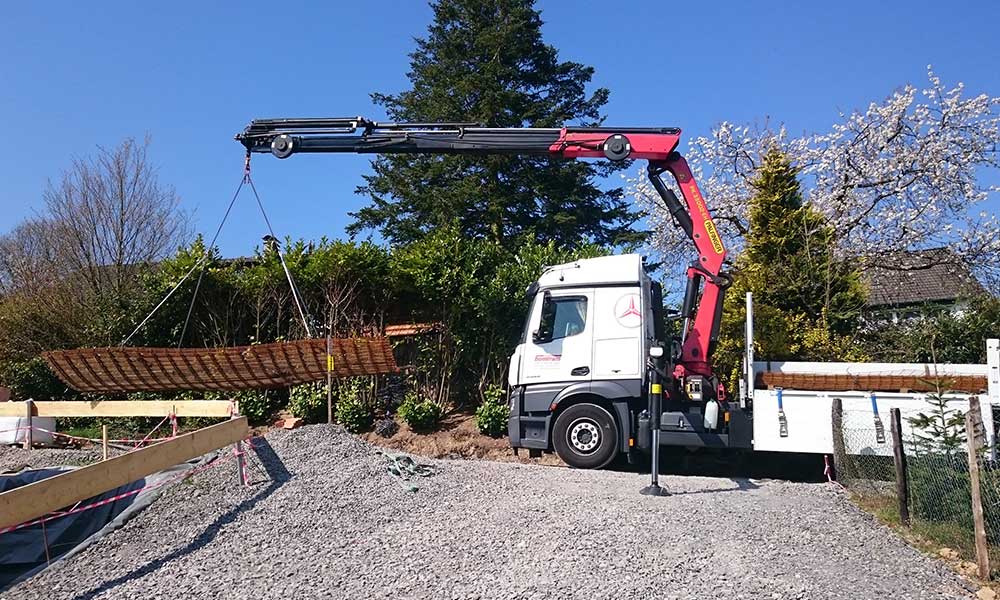 Baustofflogistik – zuverlässig, präzise, leistungsstark