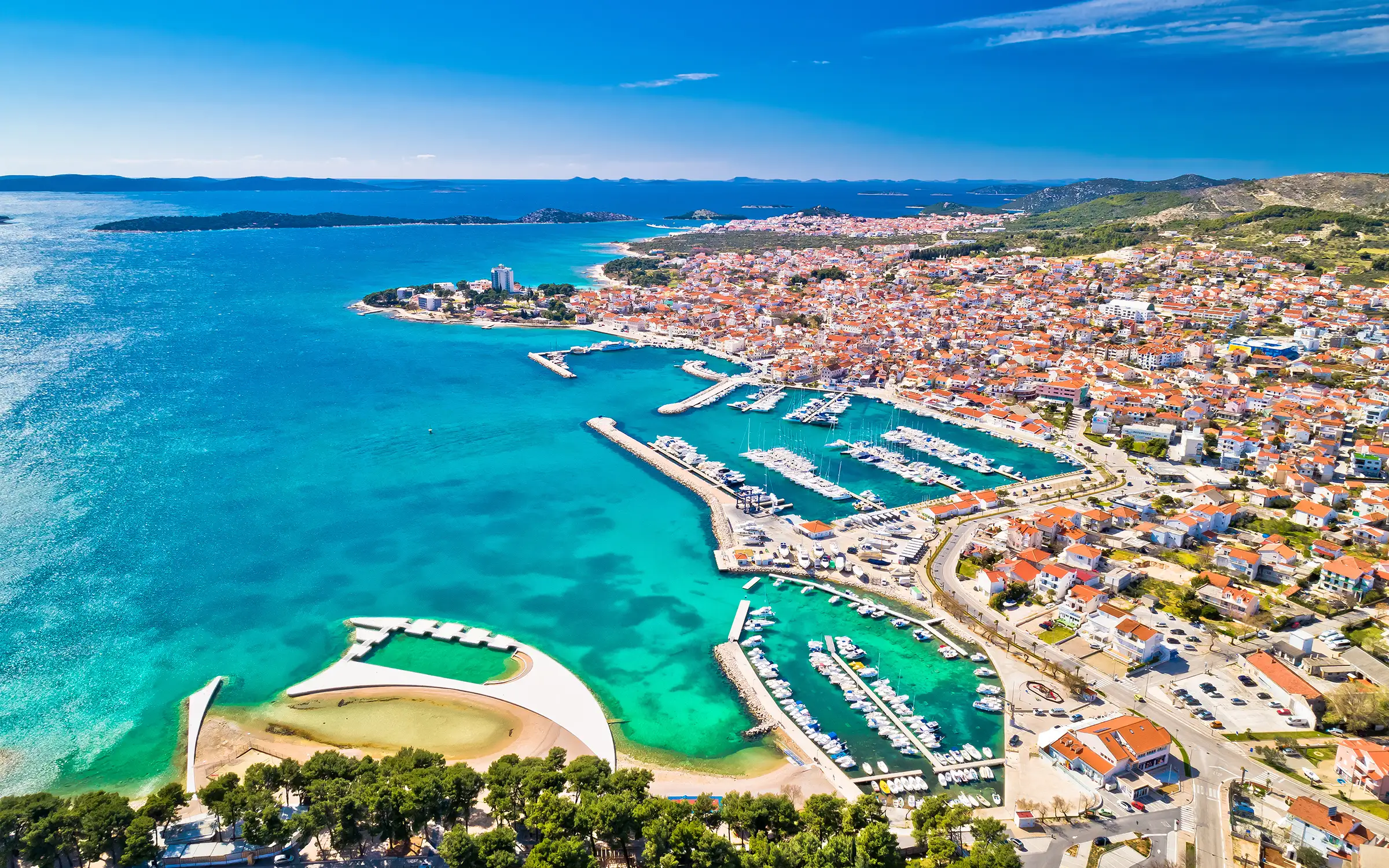 Sykkelcruise i Kroatia - nordover fra Split