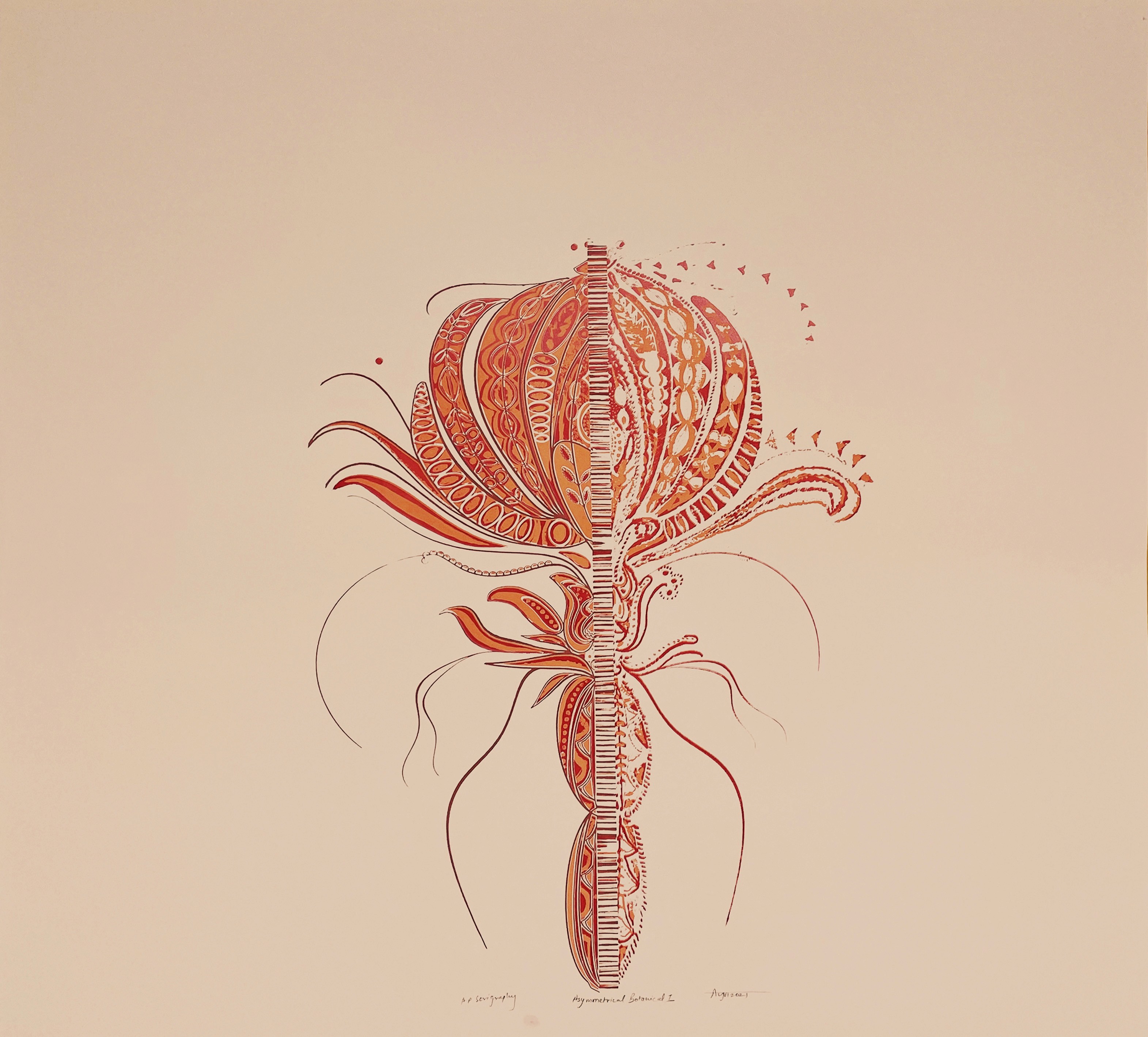 herd of sheep on road painting