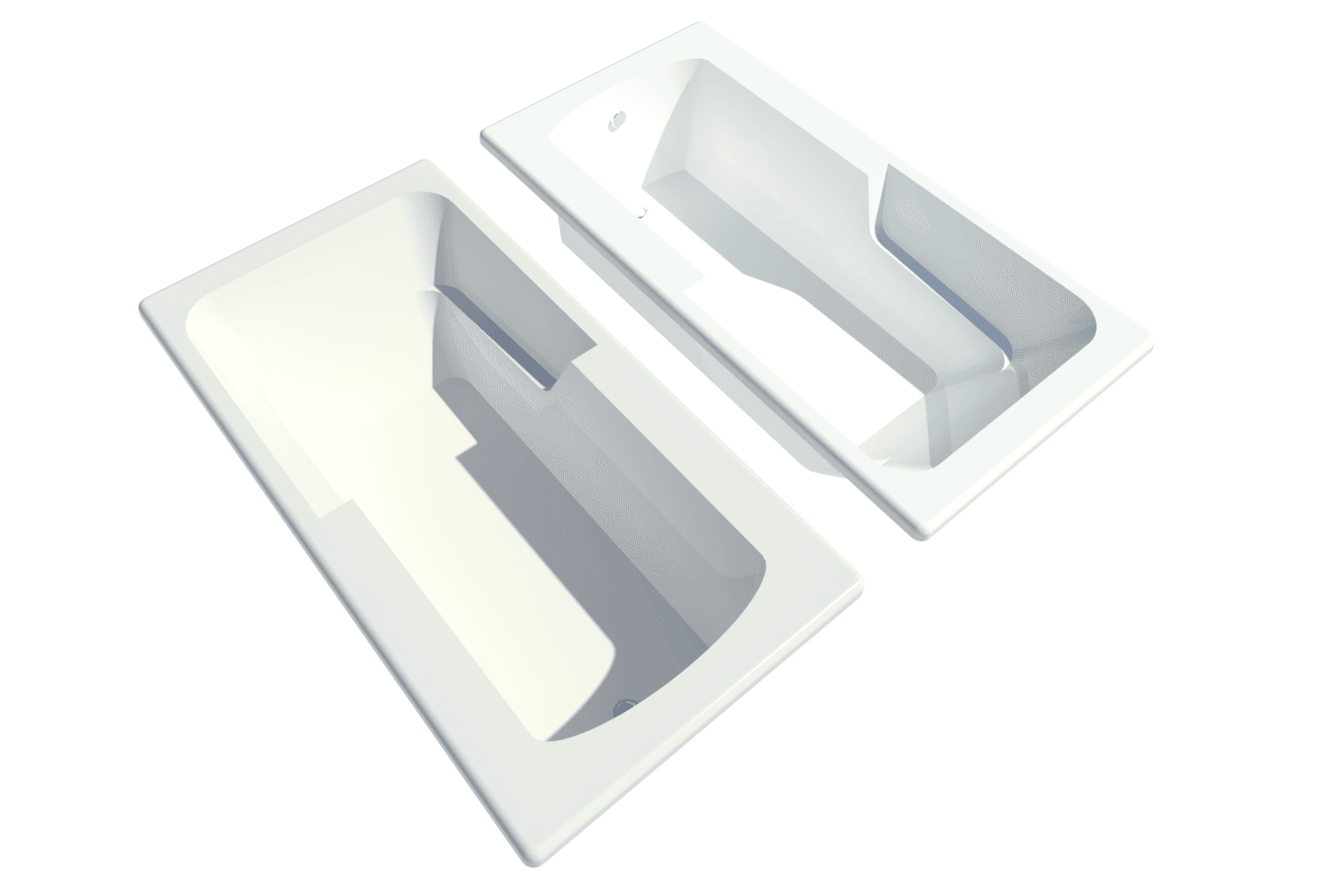 Americh’s Madison 6030 ADA drop-in bathtub with two colors.