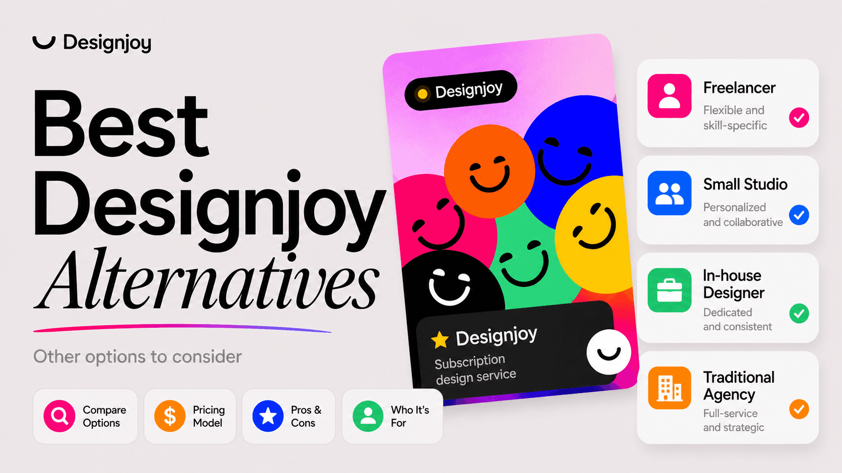 Designjoy alternatives comparison table
